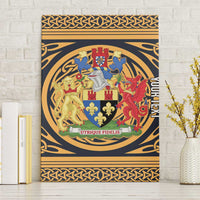 Personalized Monmouthshire Wales Canvas Wall Art Coat Of Arms Celtic Style - Wonder Print Shop