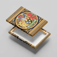 Personalized Monmouthshire Wales Canvas Wall Art Coat Of Arms Celtic Style - Wonder Print Shop