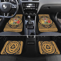 Personalized Monmouthshire Wales Car Mats Coat Of Arms Celtic Style - Wonder Print Shop