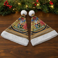 Personalized Monmouthshire Wales Christmas Santa Hat Coat Of Arms Celtic Style - Wonder Print Shop