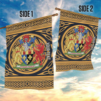 Personalized Monmouthshire Wales Garden Flag Coat Of Arms Celtic Style - Wonder Print Shop