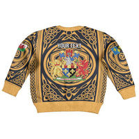 Personalized Monmouthshire Wales Kid Ugly Christmas Sweater Coat Of Arms Celtic Style - Wonder Print Shop