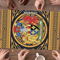 Personalized Monmouthshire Wales Puzzle Coat Of Arms Celtic Style - Wonder Print Shop