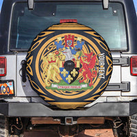 Personalized Monmouthshire Wales Spare Tire Cover Coat Of Arms Celtic Style - Wonder Print Shop