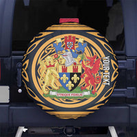 Personalized Monmouthshire Wales Spare Tire Cover Coat Of Arms Celtic Style - Wonder Print Shop