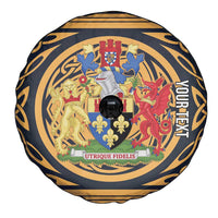 Personalized Monmouthshire Wales Spare Tire Cover Coat Of Arms Celtic Style - Wonder Print Shop