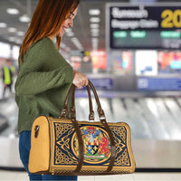 Personalized Monmouthshire Wales Travel Bag Coat Of Arms Celtic Style - Wonder Print Shop