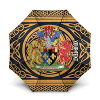 Personalized Monmouthshire Wales Umbrella Coat Of Arms Celtic Style - Wonder Print Shop