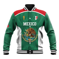 Custom Mexico Football Baseball Jacket El Tricolor World Cup Style - Wonder Print Shop