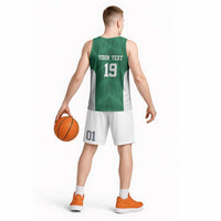 Custom Mexico Football Basketball Jersey El Tricolor World Cup Style - Wonder Print Shop