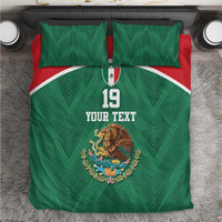 Custom Mexico Football Bedding Set El Tricolor World Cup Style - Wonder Print Shop