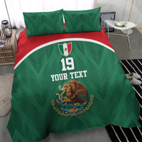 Custom Mexico Football Bedding Set El Tricolor World Cup Style - Wonder Print Shop