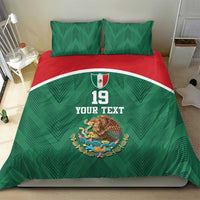 Custom Mexico Football Bedding Set El Tricolor World Cup Style - Wonder Print Shop