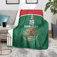 Custom Mexico Football Blanket El Tricolor World Cup Style - Wonder Print Shop