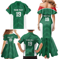 Custom Mexico Football Family Matching Mermaid Dress and Hawaiian Shirt El Tricolor World Cup Style - Wonder Print Shop