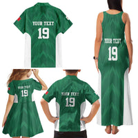 Custom Mexico Football Family Matching Tank Maxi Dress and Hawaiian Shirt El Tricolor World Cup Style - Wonder Print Shop