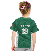 Custom Mexico Football Kid T Shirt El Tricolor World Cup Style - Wonder Print Shop
