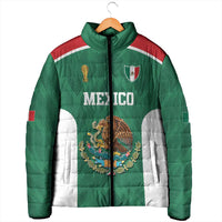 Custom Mexico Football Padded Jacket El Tricolor World Cup Style - Wonder Print Shop