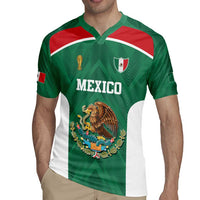 Custom Mexico Football Rugby Jersey El Tricolor World Cup Style - Wonder Print Shop