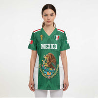 Custom Mexico Football Scrub Top El Tricolor World Cup Style - Wonder Print Shop