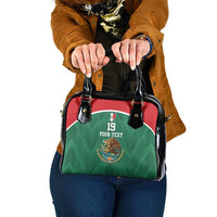 Custom Mexico Football Shoulder Handbag El Tricolor World Cup Style - Wonder Print Shop
