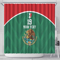 Custom Mexico Football Shower Curtain El Tricolor World Cup Style - Wonder Print Shop