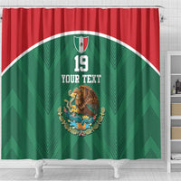 Custom Mexico Football Shower Curtain El Tricolor World Cup Style - Wonder Print Shop