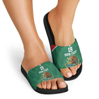 Custom Mexico Football Slide Sandals El Tricolor World Cup Style - Wonder Print Shop