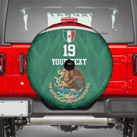 Custom Mexico Football Spare Tire Cover El Tricolor World Cup Style - Wonder Print Shop