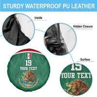 Custom Mexico Football Spare Tire Cover El Tricolor World Cup Style - Wonder Print Shop