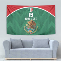 Custom Mexico Football Tapestry El Tricolor World Cup Style - Wonder Print Shop