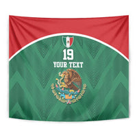 Custom Mexico Football Tapestry El Tricolor World Cup Style - Wonder Print Shop