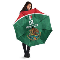 Custom Mexico Football Umbrella El Tricolor World Cup Style - Wonder Print Shop