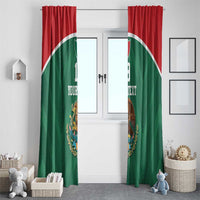 Custom Mexico Football Window Curtain El Tricolor World Cup Style - Wonder Print Shop