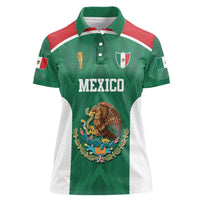 Custom Mexico Football Women Polo Shirt El Tricolor World Cup Style - Wonder Print Shop