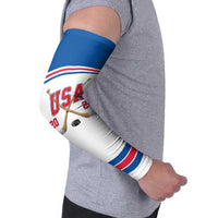 Custom USA Ice Hockey Arm Sleeves Let’s Go Champions