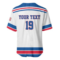 Custom USA Ice Hockey Baseball Jersey Let’s Go Champions