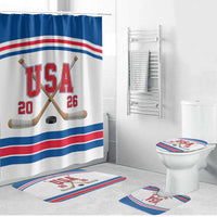 USA Ice Hockey Bathroom Set Let’s Go Champions