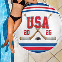 USA Ice Hockey Beach Blanket Let’s Go Champions