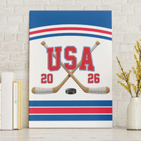 USA Ice Hockey Canvas Wall Art Let’s Go Champions