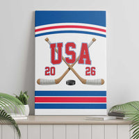 USA Ice Hockey Canvas Wall Art Let’s Go Champions