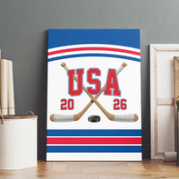 USA Ice Hockey Canvas Wall Art Let’s Go Champions