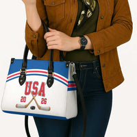 USA Ice Hockey Leather Bag Let’s Go Champions
