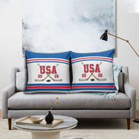 USA Ice Hockey Pillow Cover Let’s Go Champions