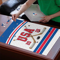 USA Ice Hockey Puzzle Let’s Go Champions