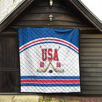 USA Ice Hockey Quilt Let’s Go Champions