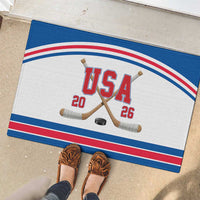 USA Ice Hockey Rubber Doormat Let’s Go Champions