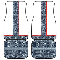 Cameroon Traditional Toghu Pattern Car Mats African Tribal Ndop Geometric Design