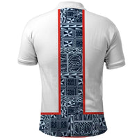 Cameroon Traditional Toghu Pattern Polo Shirt African Tribal Ndop Geometric Design