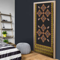 Cameroon Bamileke Toghu Pattern Door Cover Bamenda Royal Cultural Design